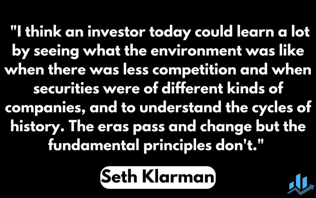 seth klarman view of understanding market cycles